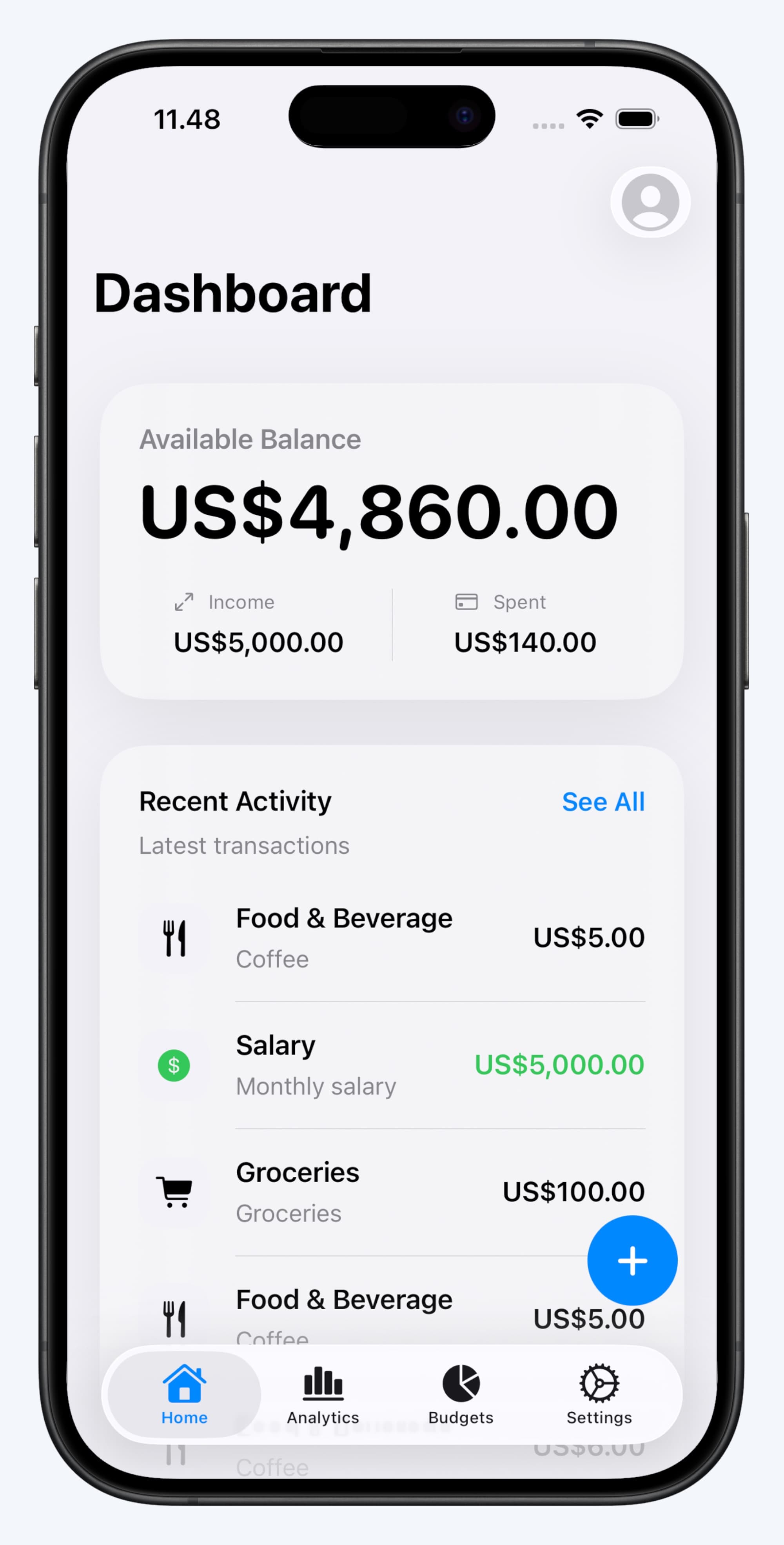 iSpend AI app preview